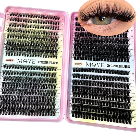 640pcs 5D Cluster Lash Extension Kit – Faux Mink