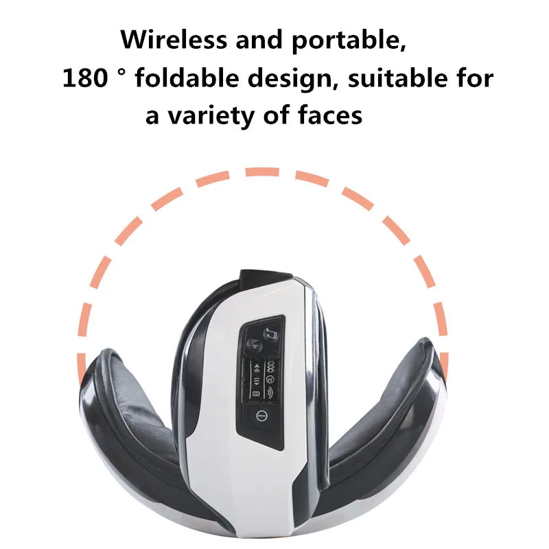 Rechargeable Eye Massager – Air Pressure, Heat & Music