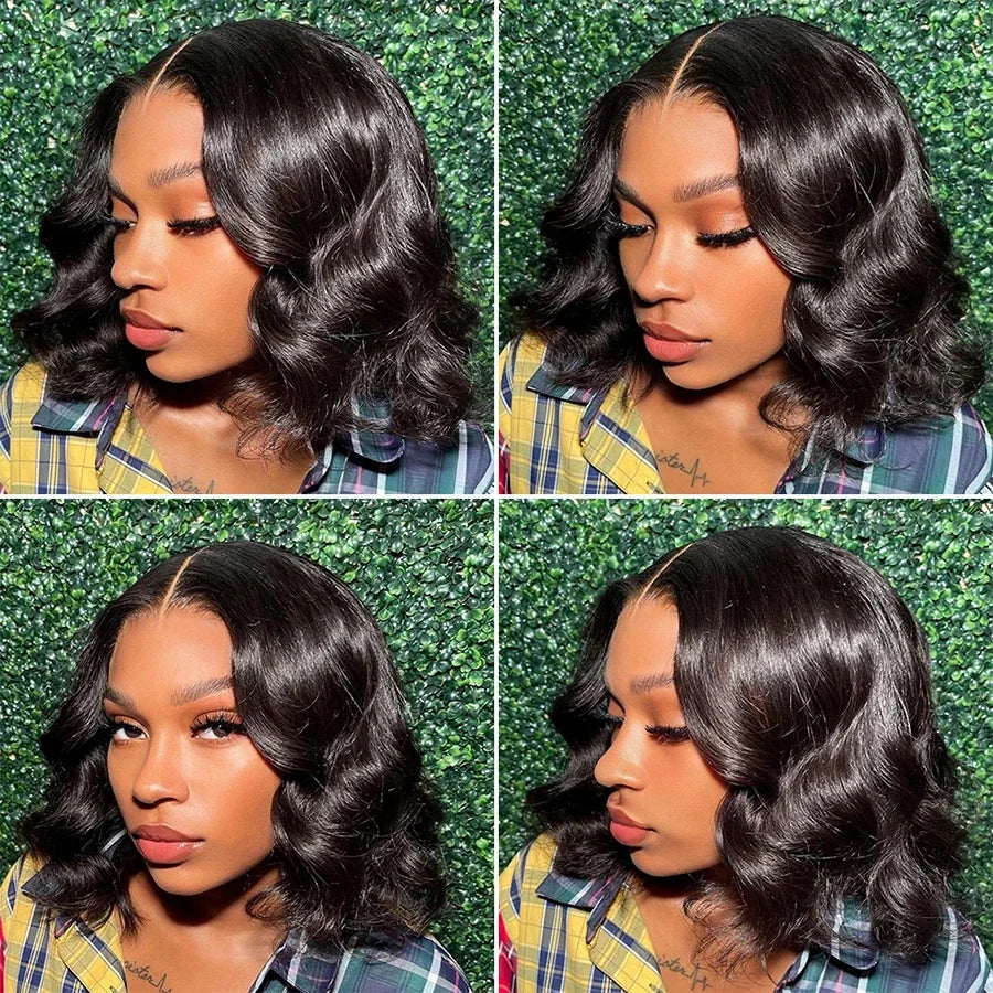 Glueless Body Wave Bob Wig – Pre-Plucked & Ready to Wear