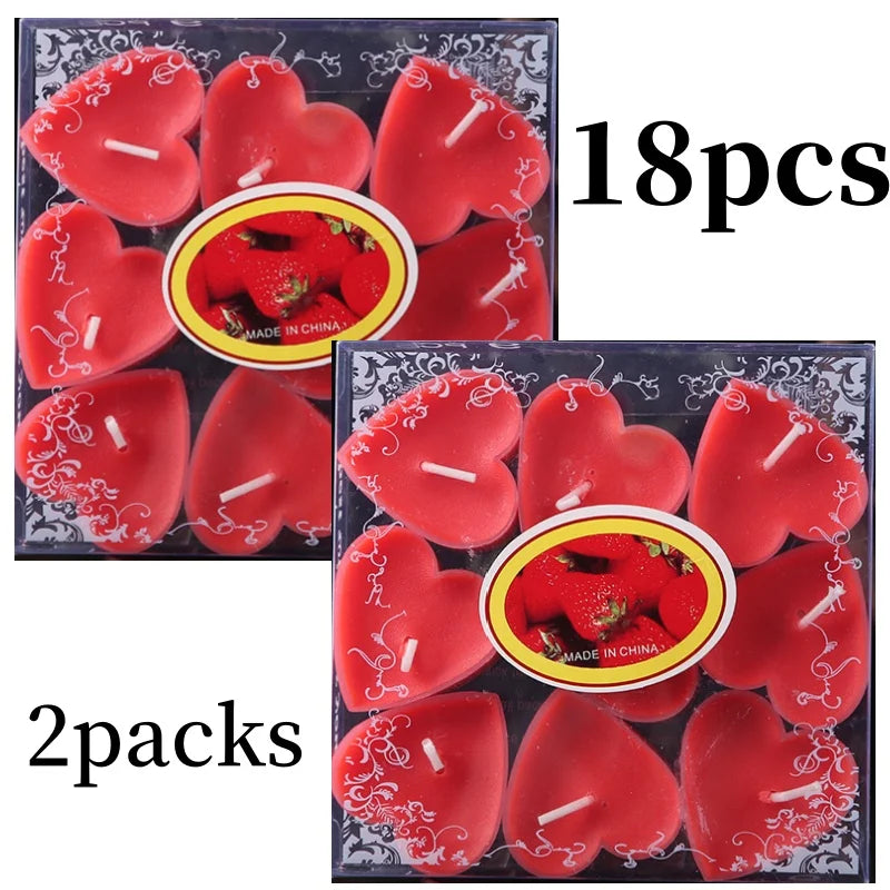 Heart-Shaped Scented Tea Candles