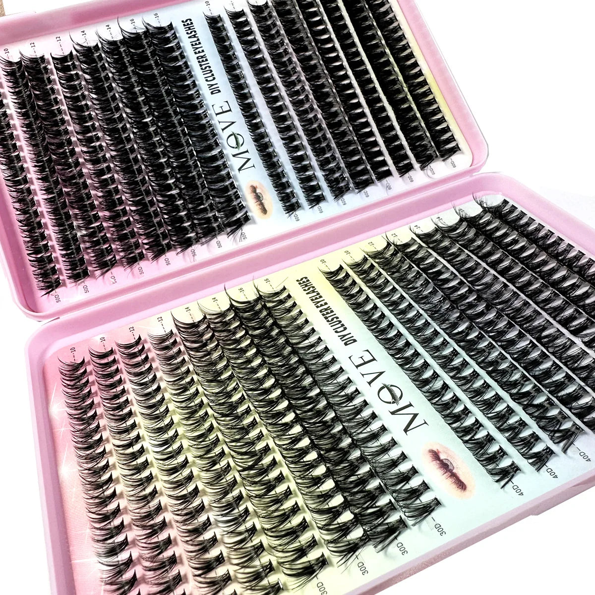 640pcs 5D Cluster Lash Extension Kit – Faux Mink