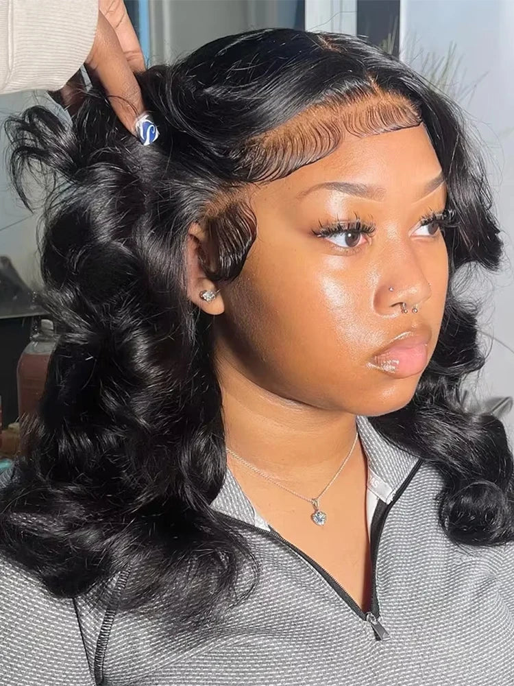 Glueless Body Wave Bob Wig – Pre-Plucked & Ready to Wear