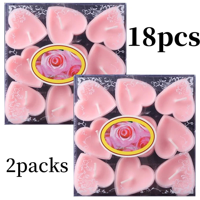 Heart-Shaped Scented Tea Candles