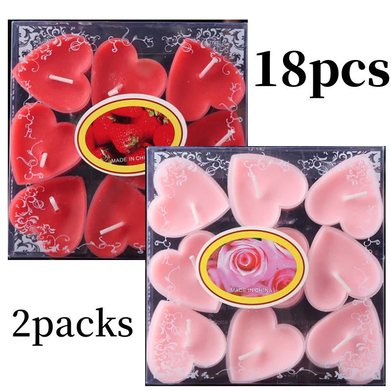 Heart-Shaped Scented Tea Candles