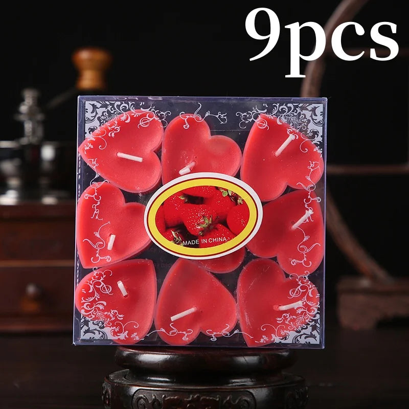 Heart-Shaped Scented Tea Candles