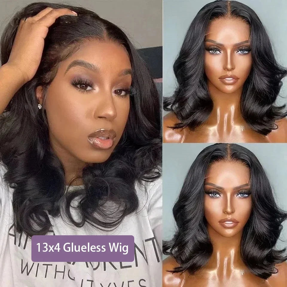 Glueless Body Wave Bob Wig – Pre-Plucked & Ready to Wear
