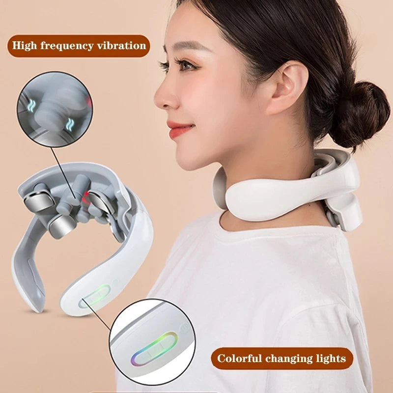 Smart Neck & Shoulder Massager – Heating & Vibration