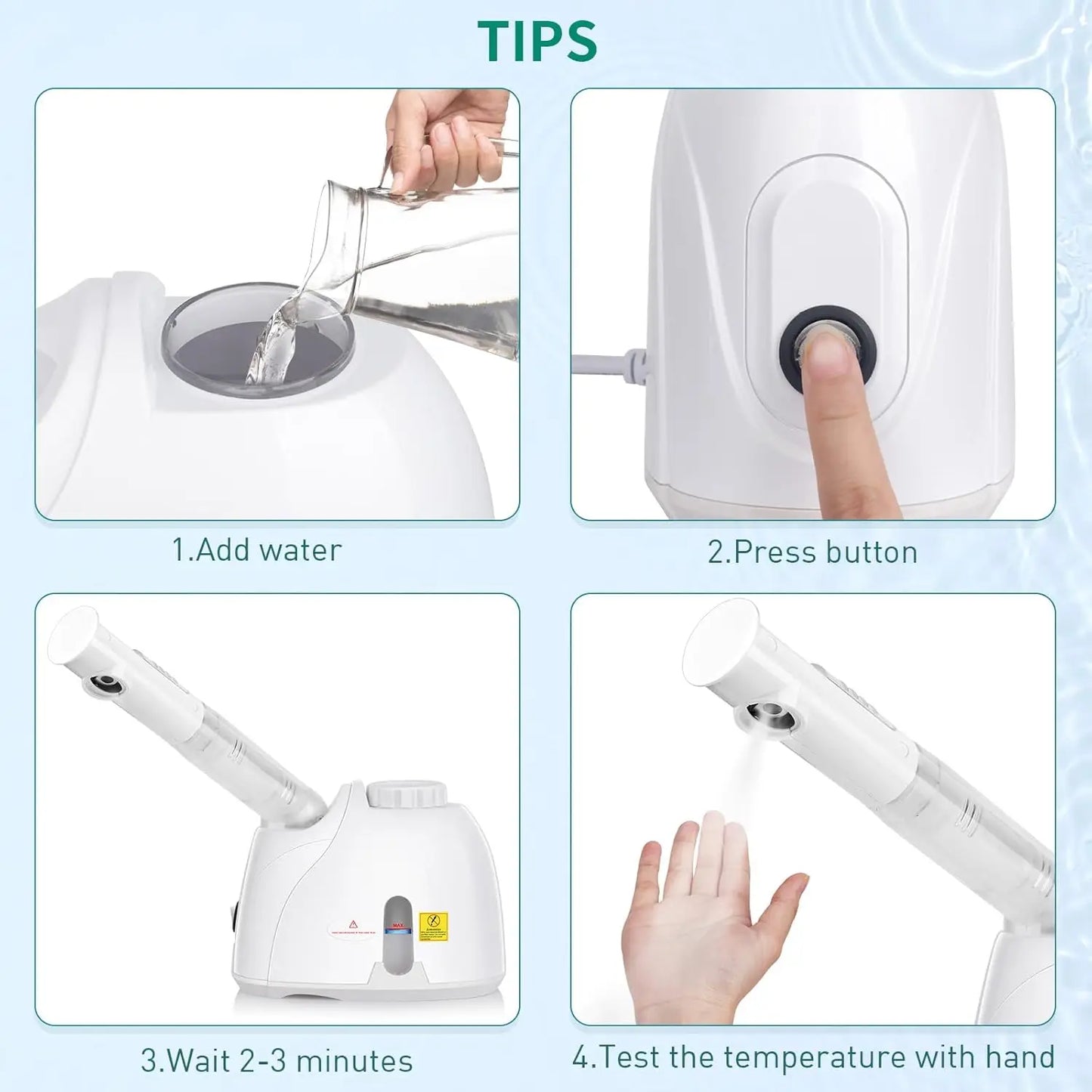 Facial Steamer – Deep Hydration & Pore Cleansing
