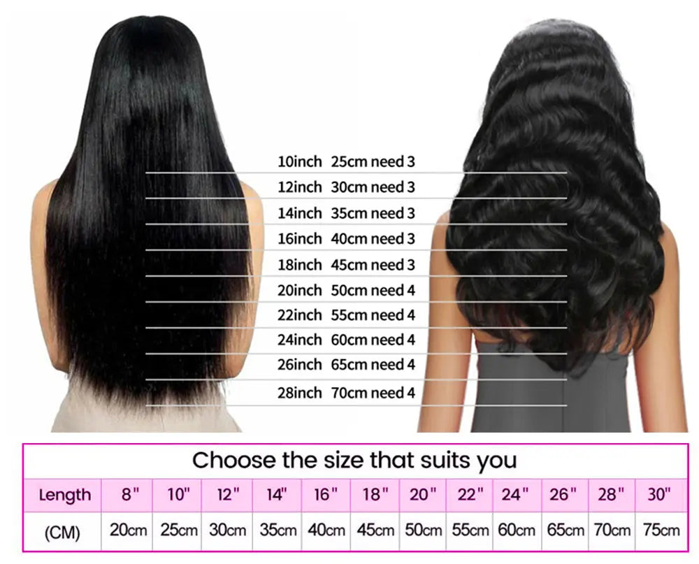 13x4 13x6 HD Transparent Straight Lace Front Wigs