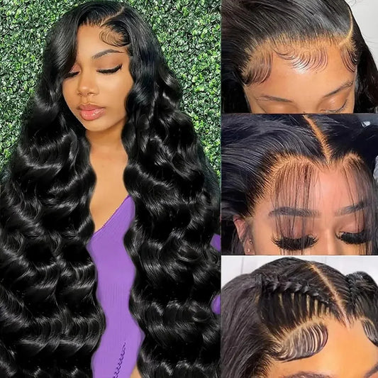 13x6 HD Front Transparent Lace Body Wave Wigs
