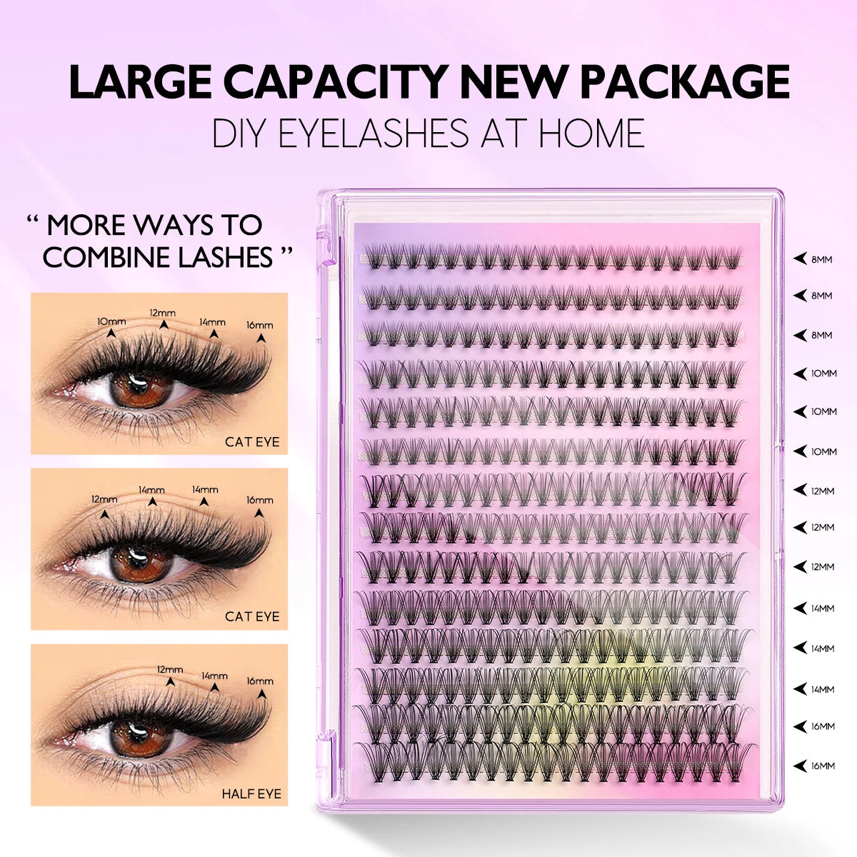 DIY Lash Extension Kit – Lash Clusters with Bond & Remover