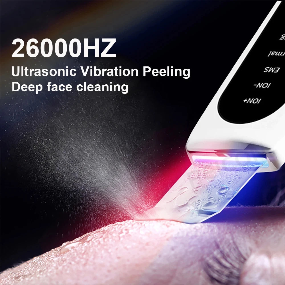 Ultrasonic Skin Scrubber – Deep Pore Cleansing & Blackhead Removal