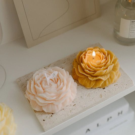 Peony Flower Scented Candle