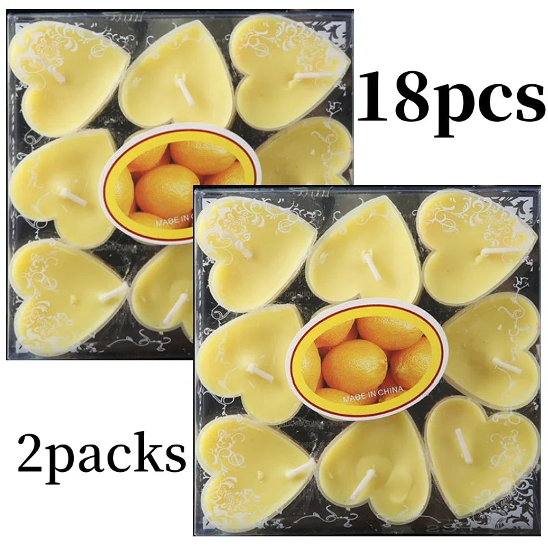 Heart-Shaped Scented Tea Candles