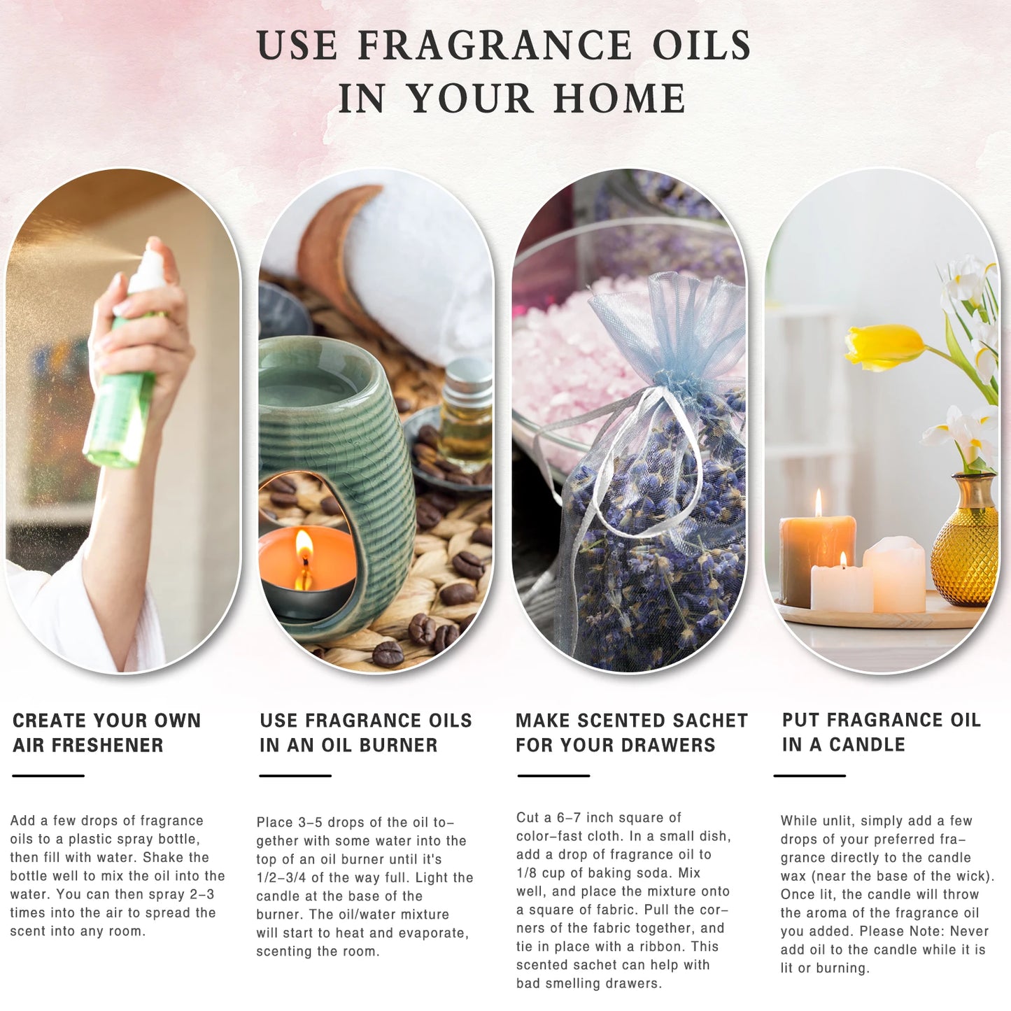 10ml Natural Essential Oil – Aromatherapy & Diffuser