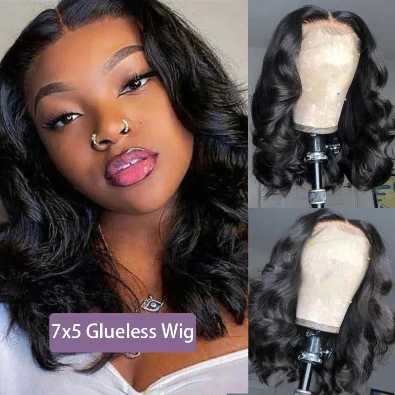 Glueless Body Wave Bob Wig – Pre-Plucked & Ready to Wear