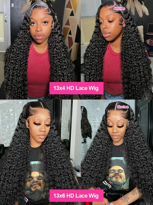 Curly 13x6 HD Lace Front Hair Wigs