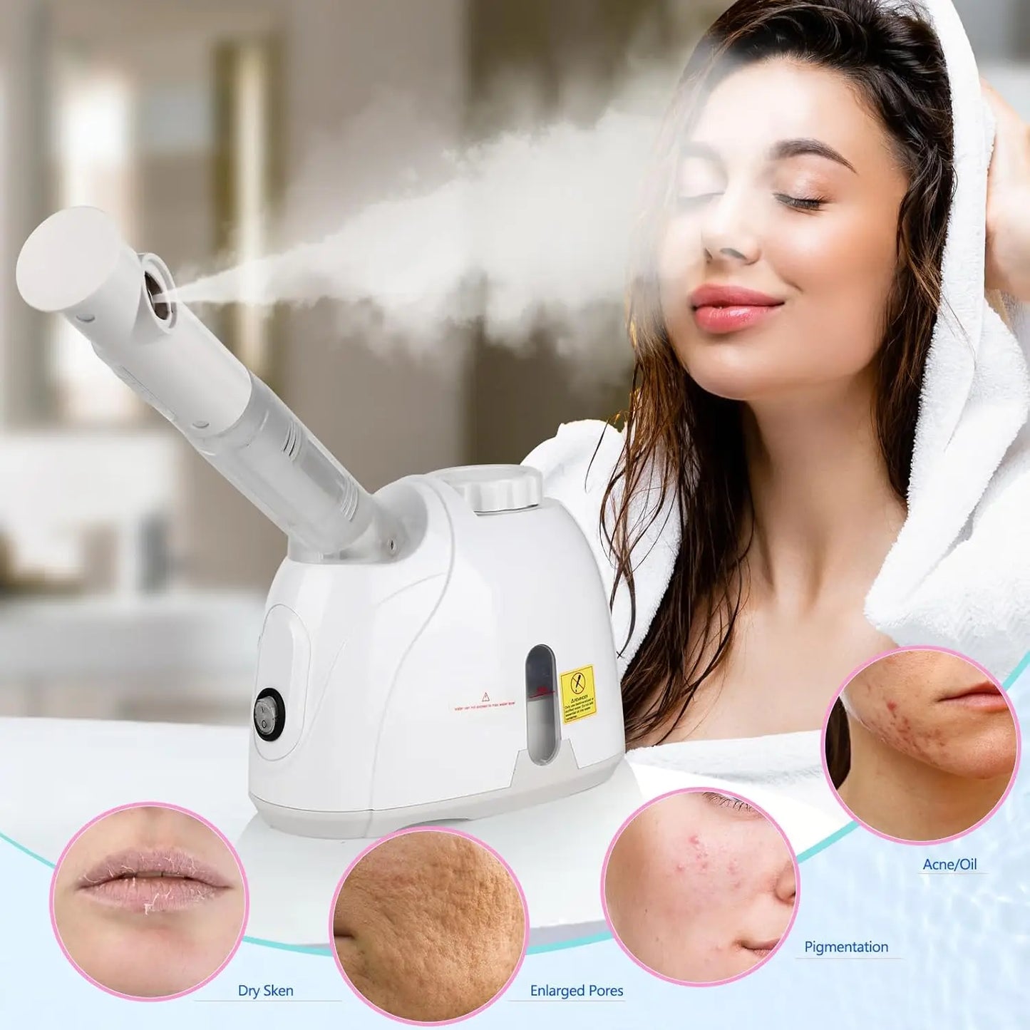 Facial Steamer – Deep Hydration & Pore Cleansing