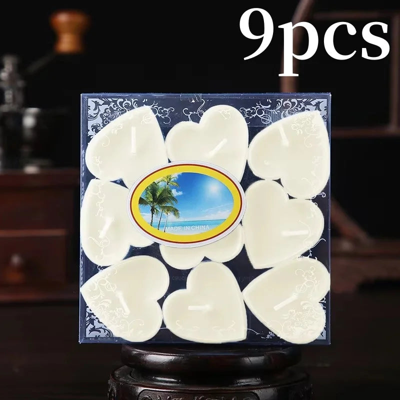 Heart-Shaped Scented Tea Candles