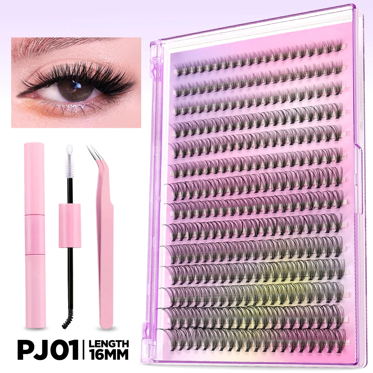 DIY Lash Extension Kit – Lash Clusters with Bond & Remover