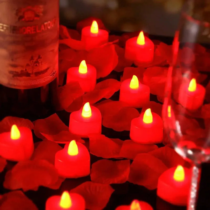 Heart-Shaped Scented Tea Candles
