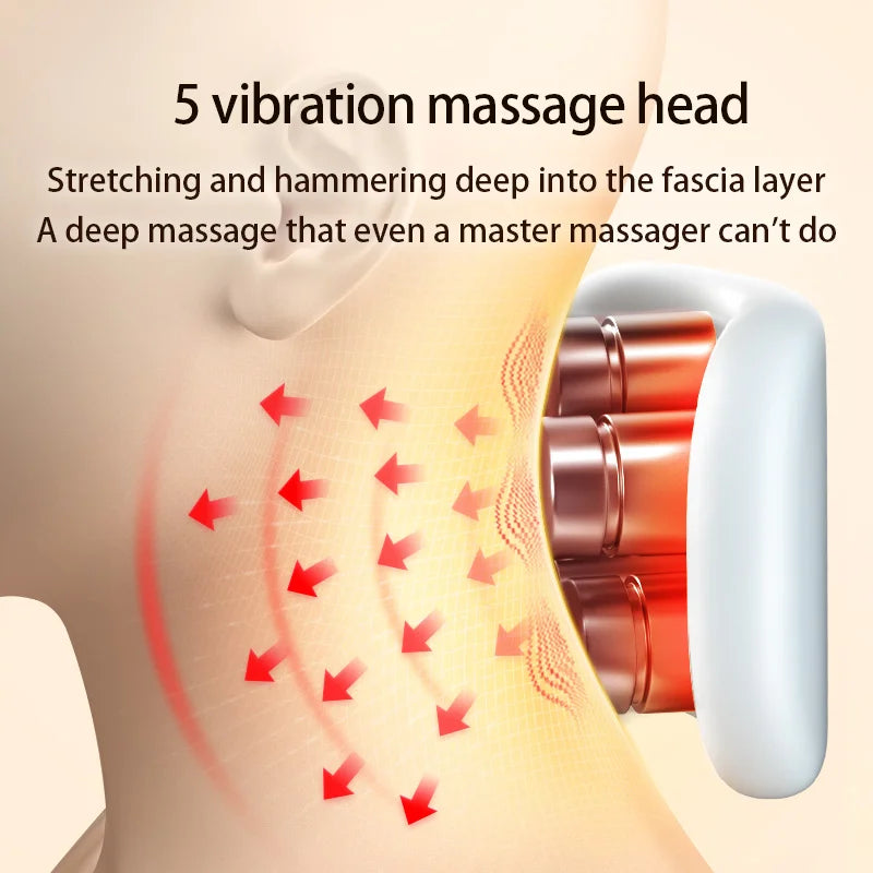 Smart Neck & Shoulder Massager – Heating & Vibration