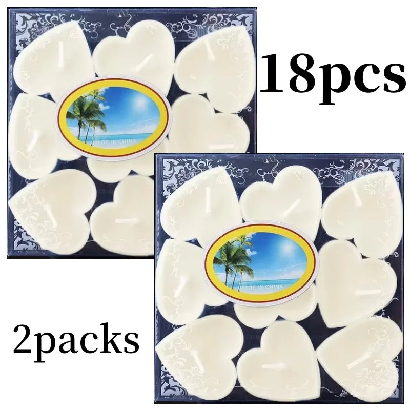 Heart-Shaped Scented Tea Candles