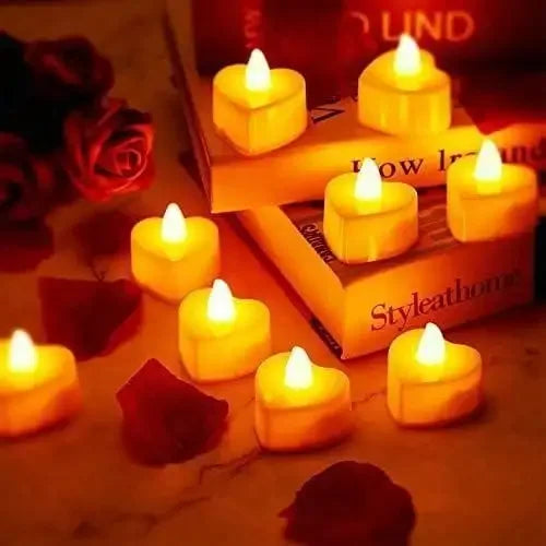 Heart-Shaped Scented Tea Candles