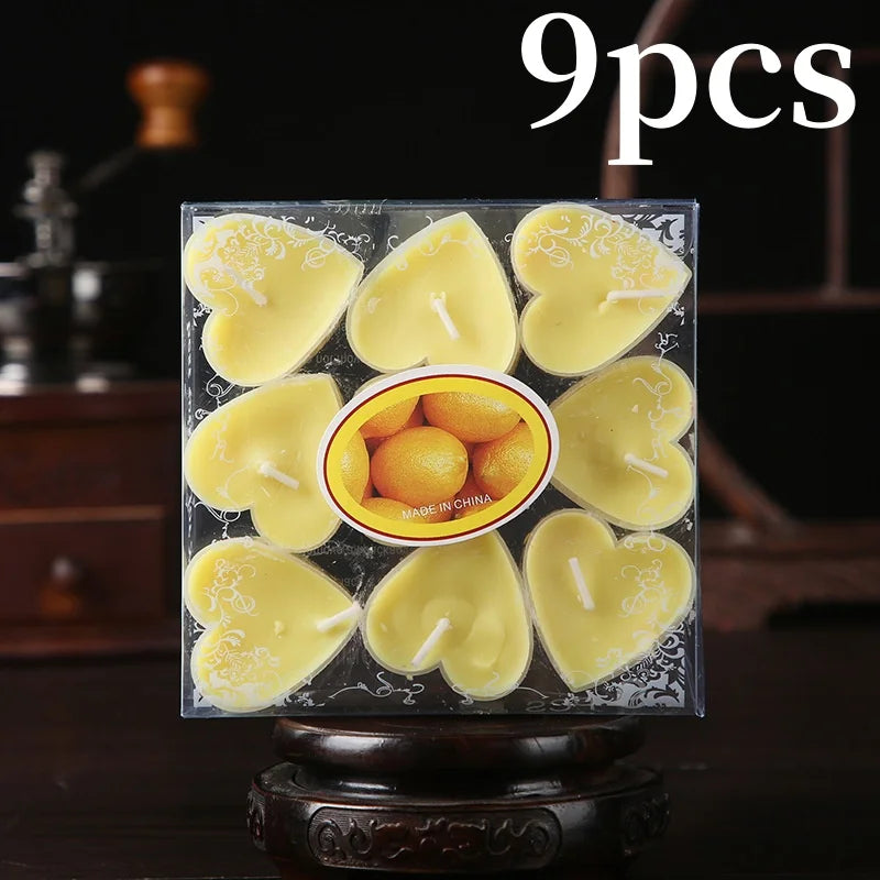 Heart-Shaped Scented Tea Candles