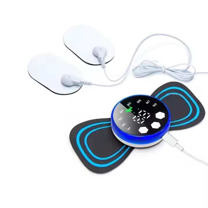 Mini Electric Neck Massager – Muscle Stimulator & Remote Control
