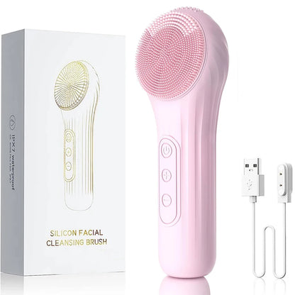 Sonic Waterproof Facial Cleansing Brush – Deep Clean & Exfoliation