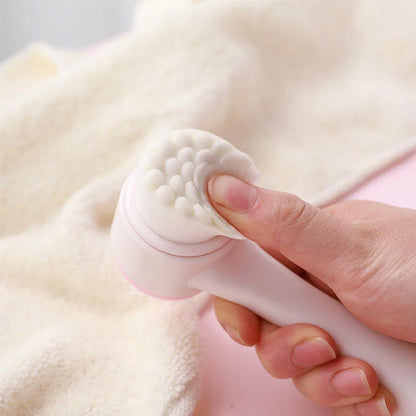3D Double-Sided Silicone Facial Cleansing Brush