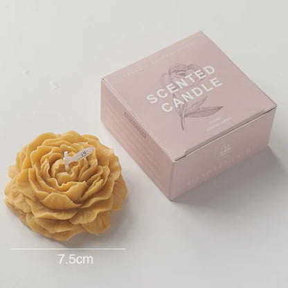 Peony Flower Scented Candle