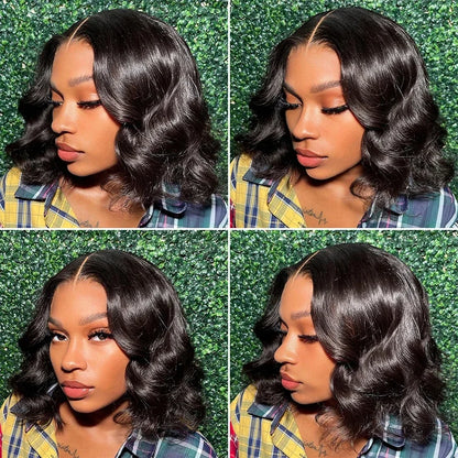 Glueless Body Wave Bob Wig – Pre-Plucked & Ready to Wear