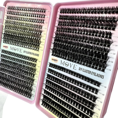 640pcs 5D Cluster Lash Extension Kit – Faux Mink