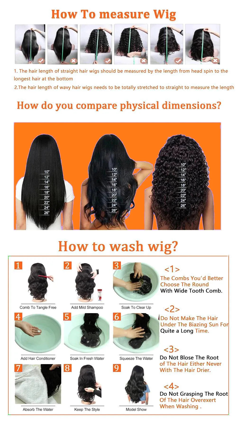13x6 HD Front Transparent Lace Body Wave Wigs