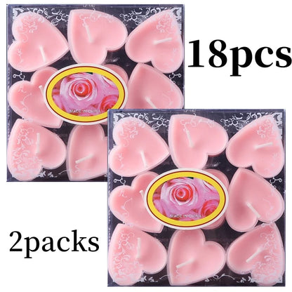 Heart-Shaped Scented Tea Candles