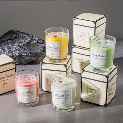 Handmade Soy Wax Aromatherapy Candle – Gift Box