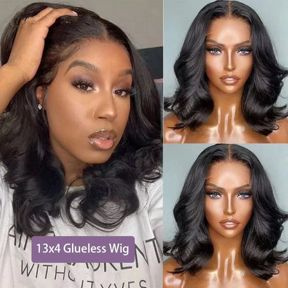 Glueless Body Wave Bob Wig – Pre-Plucked & Ready to Wear