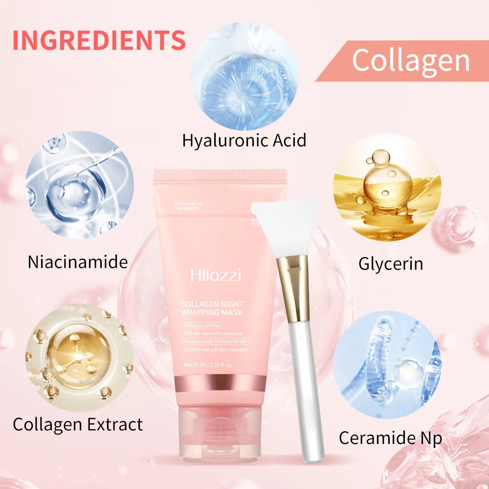 Collagen Overnight Wrap Mask – Hydrating Night Treatment