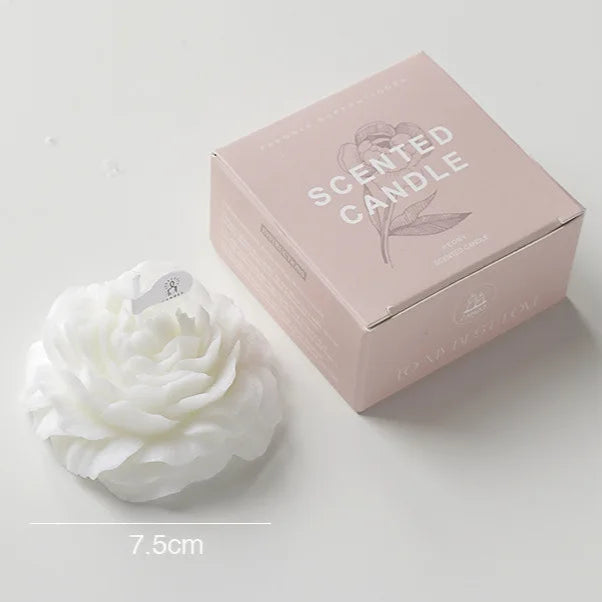 Peony Flower Scented Candle