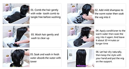 13x4 13x6 HD Transparent Straight Lace Front Wigs