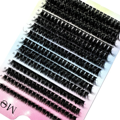 640pcs 5D Cluster Lash Extension Kit – Faux Mink