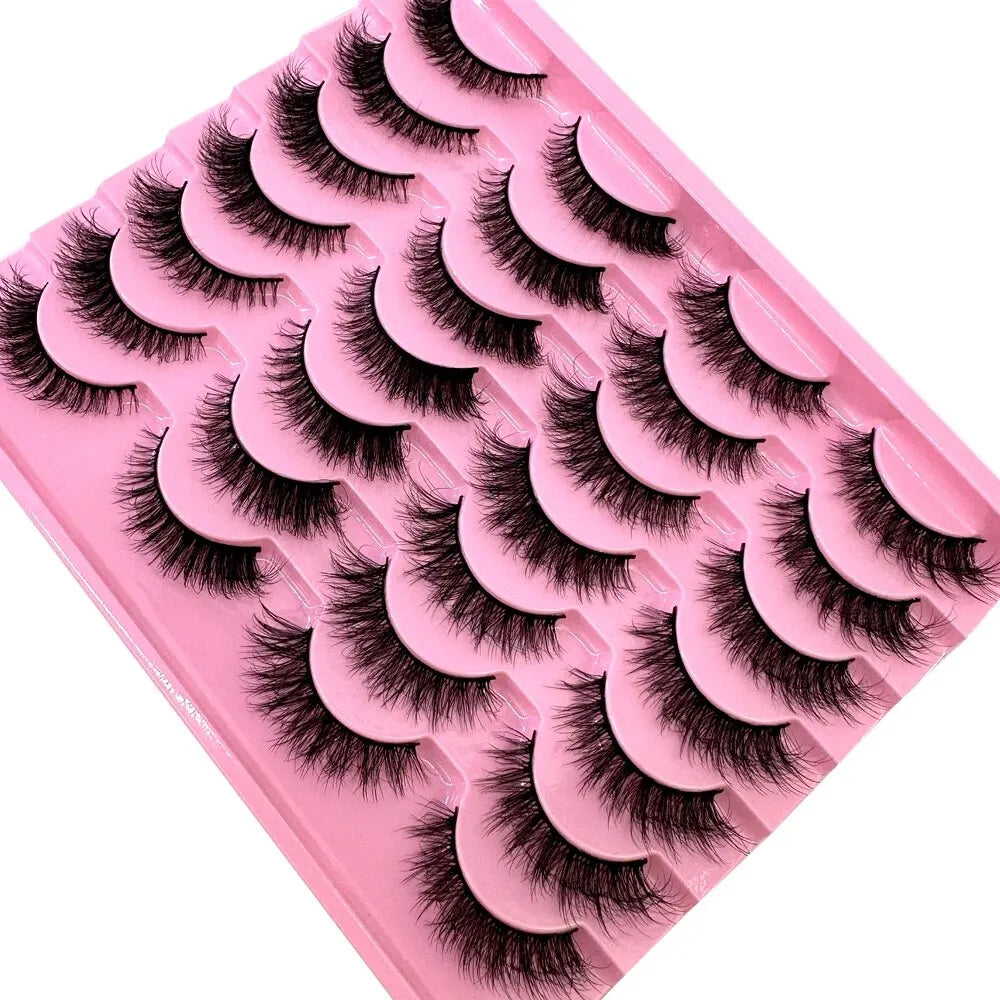 14 Pairs 3D Faux Mink Wispy Eyelashes