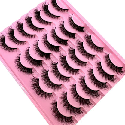 14 Pairs 3D Faux Mink Wispy Eyelashes