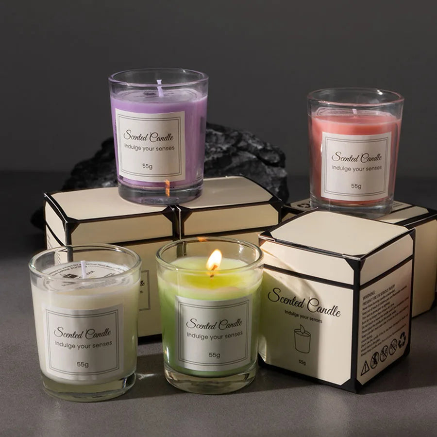 Handmade Soy Wax Aromatherapy Candle – Gift Box