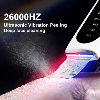 Ultrasonic Skin Scrubber – Deep Pore Cleansing & Blackhead Removal