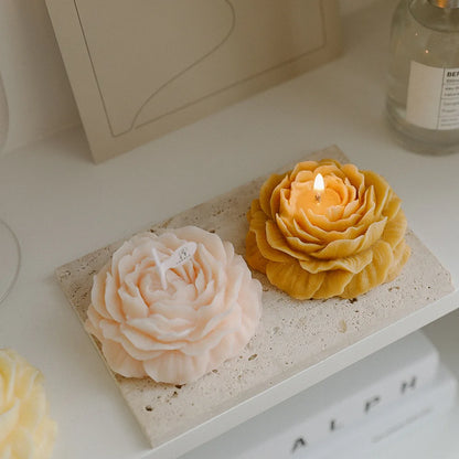Peony Flower Scented Candle