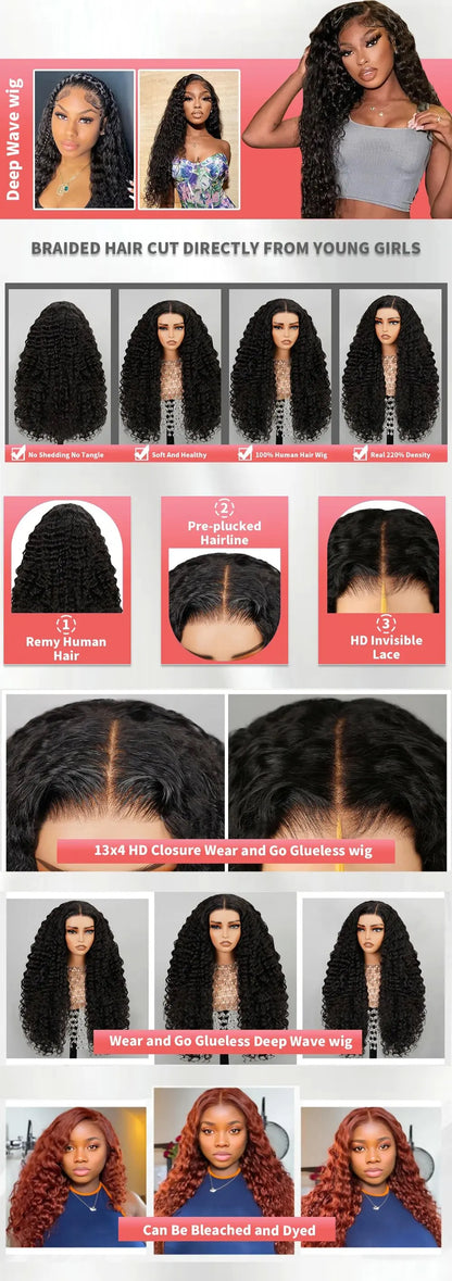 Deep Wave 13x6 HD Lace Front Wig