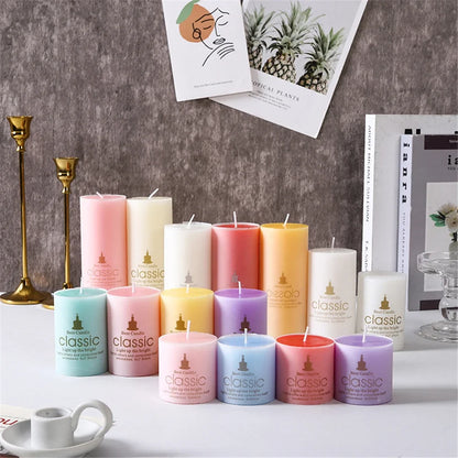 Natural Scented Candle – Classic Cylindrical Aromatherapy